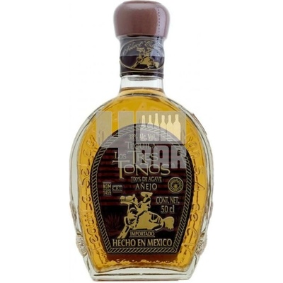 LOS TRES TONOS extra anejo 38% 0,7 l (holá láhev)