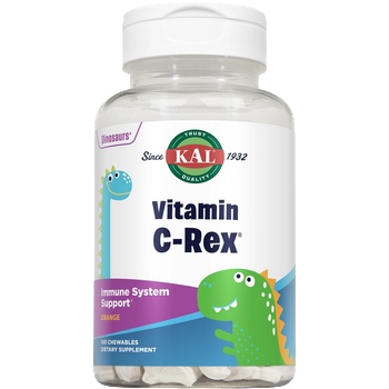 KAL Витамин С - Тиранозавър Рекс - 100 таблетки за дъвчене