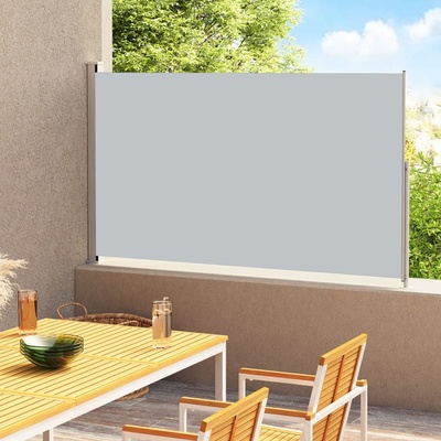 vidaXL Zatahovací boční markýza 200 x 300 cm šedá