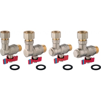 Novaservis sada kulových kohoutů pro připojení kotle ZK2F1520
