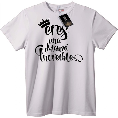 NOONEBRAND Тениска Невероятна Баба - 3XL, White