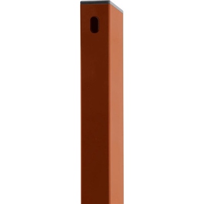 PILWOOD - příčník Zn+PVC 2000/60x40/1,5 RAL 8004 - červenohnědá