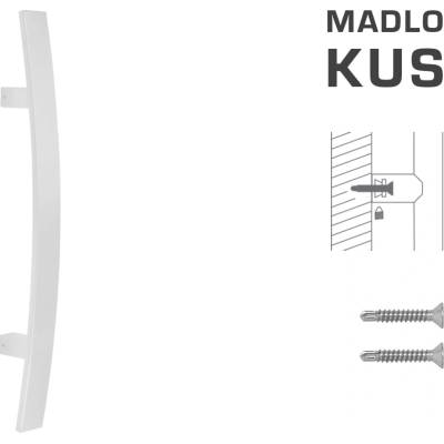 MPkovania FT - MADLO kód K41C 40x10 mm ST ks Rozteč madla: 300 mm, Rozmer profilu madla: 40x10 mm, Dĺžka: 500 mm