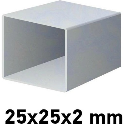 Pozinkovaný jeklový profil 25x25x2mm 3 m (JOKL-25x25x2-ZN-3)