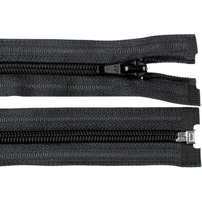 Prima-obchod Spirálový zip No 5 délka 50 cm bílá a černá POL, barva Černá