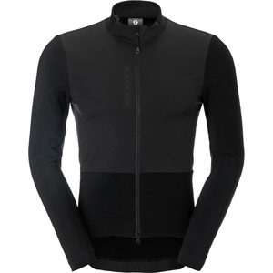 Scott Фланелка с дълъг ръкав за колоездене Scott Jersey Pro Warm Windbreaker L/S Cycling jersey - Black (056-4372-0113)
