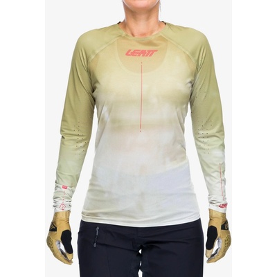 Leatt MTB 5.0 Gravity Jersey Brass Brown dámsky