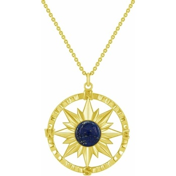 Eppi Lapis lazuli v zlatém kompasu Pinto P38160