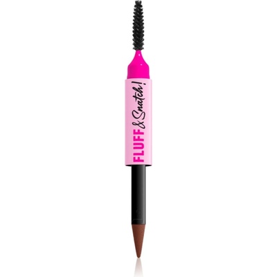 NYX Professional Makeup Fluff & Snatch молив за вежди с пудра ефект цвят Rich Auburn 1 гр