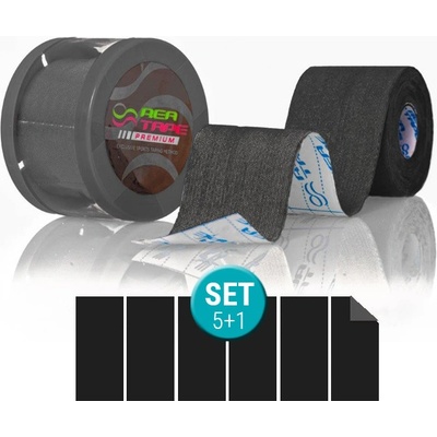 Rea Tape Premium černý set 5 + 1 5 cm x 5 m