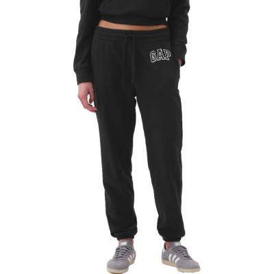 GAP dámské tepláky LOGO JOGGERS čierna biela