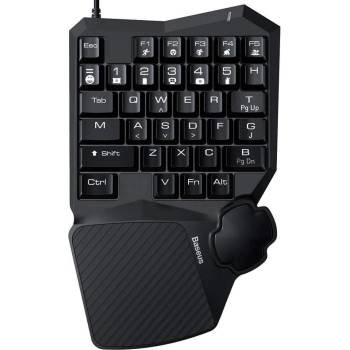 Baseus GAMO One-Handed Gaming Keyboard - геймърска клавиатура с 35 бутона (черен)