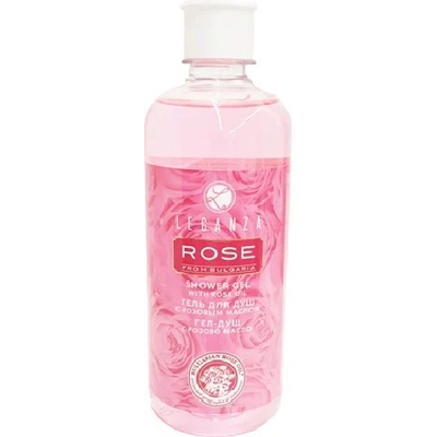 Leganza Rose Освежаващ душ гел, с розово масло, 500 ml