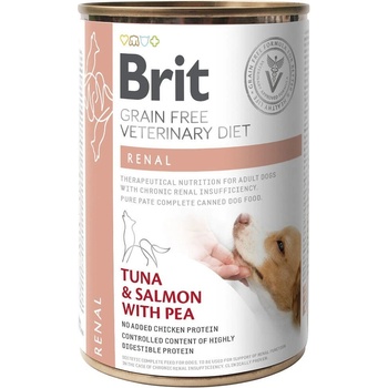 Brit veterinary BRIT GF ветеринарни диети за кучета Renal 400g - мокра храна за кучета