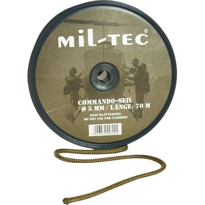 MIL-TEC Šňůra COMMANDO 9mm COYOTE BROWN 30m