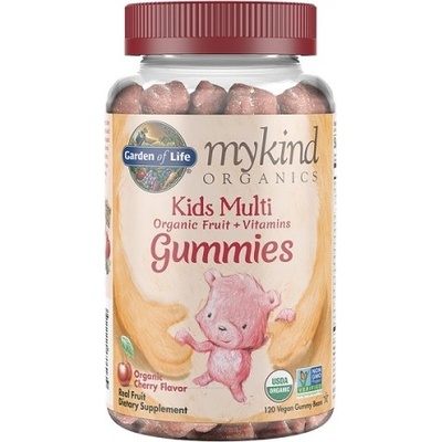 Garden of Life Mykind Multivitamin Kids гуми Cherry, мултивитамини за деца, череша, 120 гуми