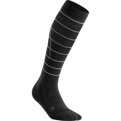 CEP Kompresné podkolienky reflective sock women black