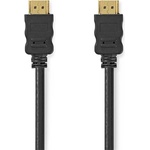Nedis CVGL34060BK15 ultra HD HDMI кабел, HDMI щепсел - щепсел, 4K60Hz, ARC, 18 Gbps, позлатени конектори, дължина 1, 5 м (CVGL34060BK15)