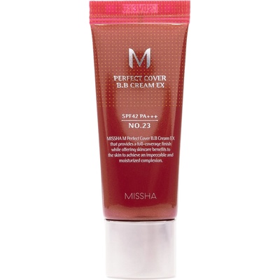 Missha M Perfect Cover Bb Cream Rx [No. 23] Natural Beige SPF 42/PA+++ 20ml Дневен крем с цвят 20ml