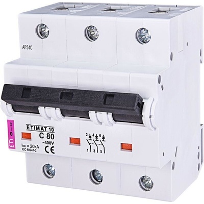 ETI Istič ETIMAT 10 COLOUR 80A 3P C 10kA 2135731