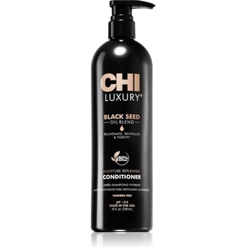 CHI Luxury Black Seed Oil Moisture Replenish Conditioner хидратиращ балсам за по-лесно разресване на косата 739ml