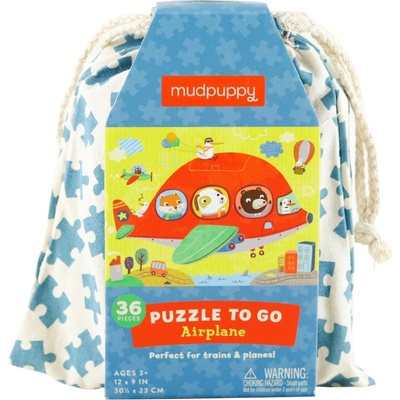 Mudpuppy na cesty Letadlo / to go Airplane 36 dílků