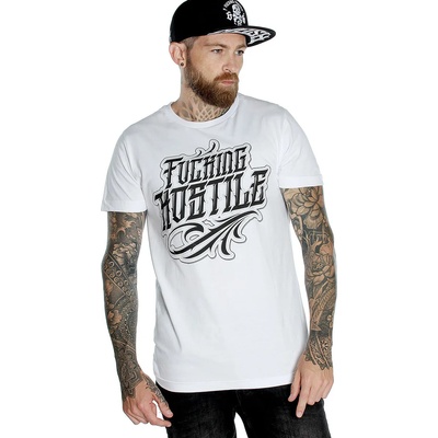 HYRAW Мъжка тениска HYRAW - Графика- лого fucking H blanc - SS20-M-FO-wh