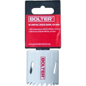BOLTER Биметална боркорона bolter xg53343, hss m42, Ø43 мм