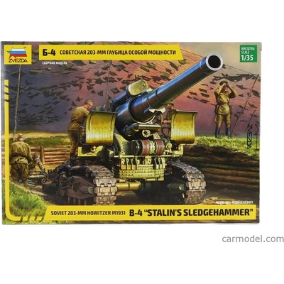 Húfnica Zvezda 203 mm B 4 Stalinovo kladivo vojenské / 1:35