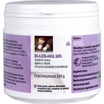 MRL Blazei Žampion brazilský BIO 250 g