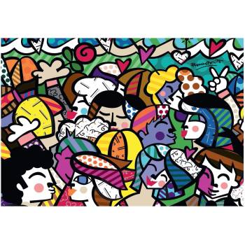 Image 1 of Bluebird Puzzle - Puzzle Britto - Looking into the future - 1 500 piese
