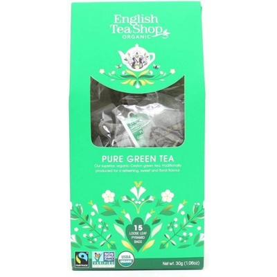 English Tea Shop Zelený čaj čistý 15 pyramidek