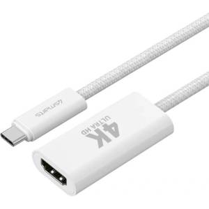 4smarts HDMI Видео Кабел-Адаптер, 4Smarts USB-C to HDMI 15cm, Бял (540956)