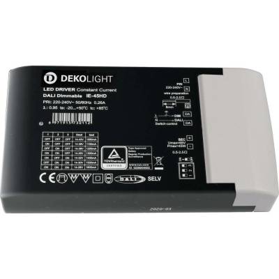 Deko-Light napájení BASIC, DIM, Multi CC, IE-45HD konstantní proud 1050-1600 mA IP20 stmívatelné 14-43V DC 14,7-45,00 W 862193