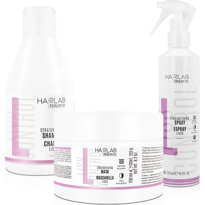 Salerm HAIR LAB Liss Control šampon 300 ml + maska na vlasy 250 ml + ochranný sprej na vlasy 250 ml kosmetická sada pro vyhlazení vlasů – Hledejceny.cz