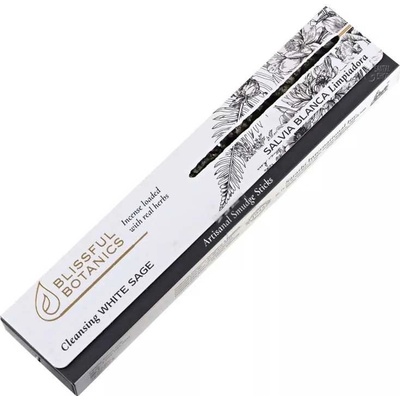 Tulasi Blissful Botanics Vonné tyčinky Cleansing White sage 8 ks – Sleviste.cz