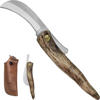 PAK nerezový "MUSHROOM HOOK" s koženým pouzdrem