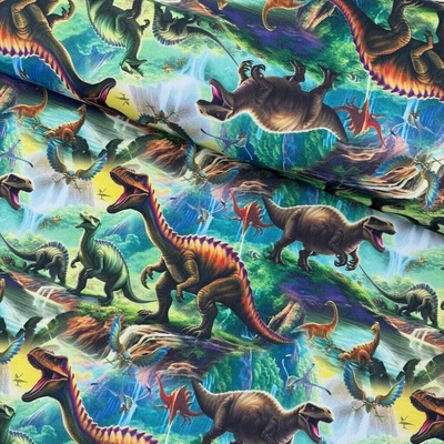 Kočárkovina OXFORD Digital - Dinosauři
