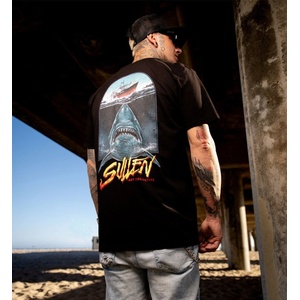 SULLEN мъжка тениска sullen - premium - shark attack - черна - scm8212_jtbk