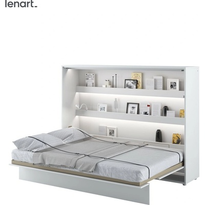 Dig-net náb ytok Lenart Bed Concept BC-04p Sklápacia biely lesk