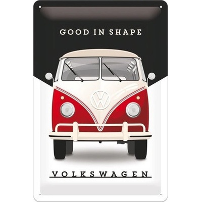 NOSTALGIC ART cedule VOLKSWAGEN GOOD IN SHAPE white/black