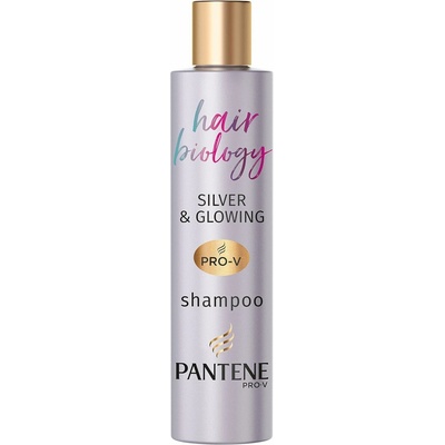 Pantene Pro V Hair Biology Grey&Glowing Šampón 250 ml