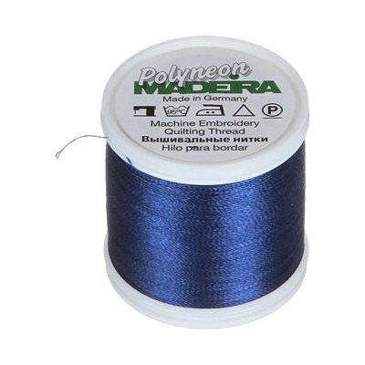 Vyšívací nitě PES Madeira Polyneon (400m) barva 1975 dusty navy