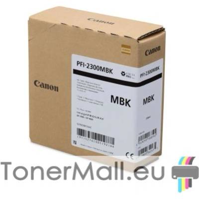 Canon Мастилена касета CANON PFI-2300MBK Matte Black 5276C001AA