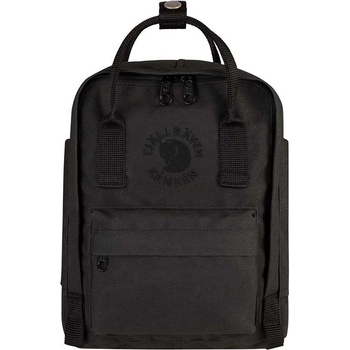 Fjällräven Раница Fjallraven Re-Kanken Mini в черно малък размер с апликация F23549 (F23549.550)