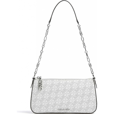 Michael Kors malá kabelka Empire logo bílá