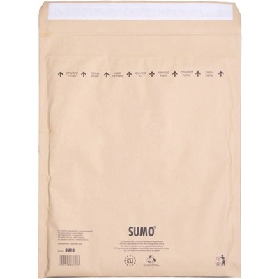 Bublinkové obálky recyklované SUMO 28,5x36cm hnedé
