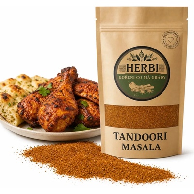 Herbi Tandoori Masala autentická indická zmes na grilovanie 50 g