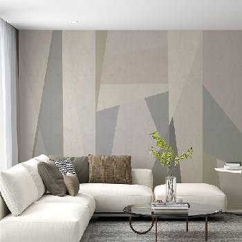 Decono Фототапет Бежови Геометрични Форми