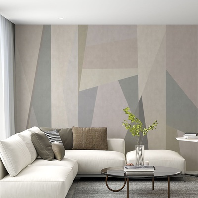 Decono Фототапет Бежови Геометрични Форми